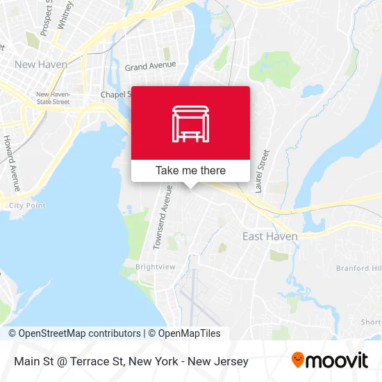 Main St @ Terrace St map