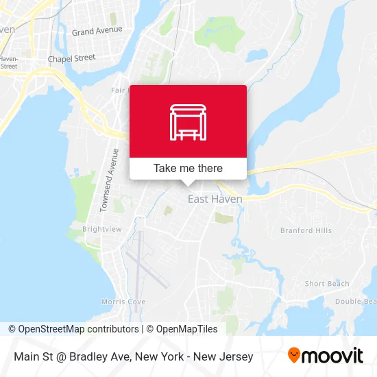 Main St @ Bradley Ave map