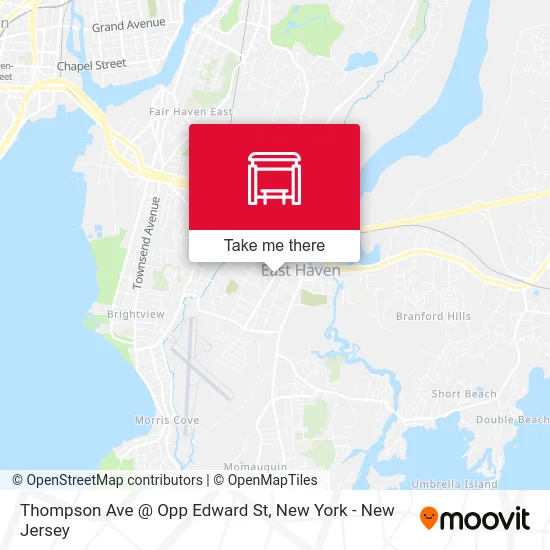 Thompson Ave @ Opp Edward St map