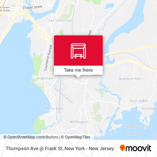 Mapa de Thompson Ave @ Frank St