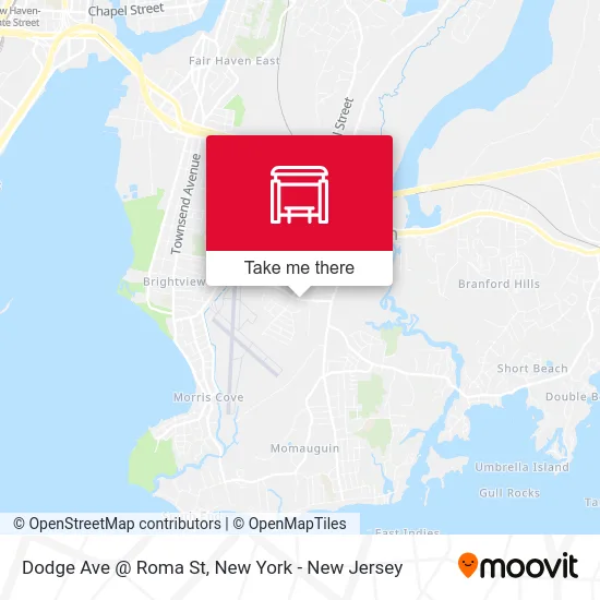 Dodge Ave @ Roma St map