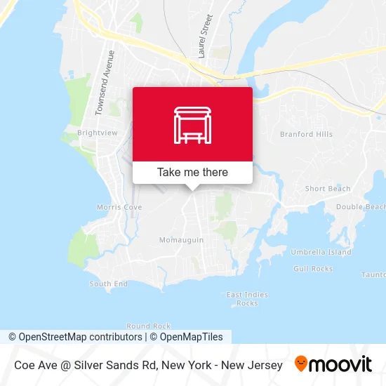 Coe Ave @ Silver Sands Rd map