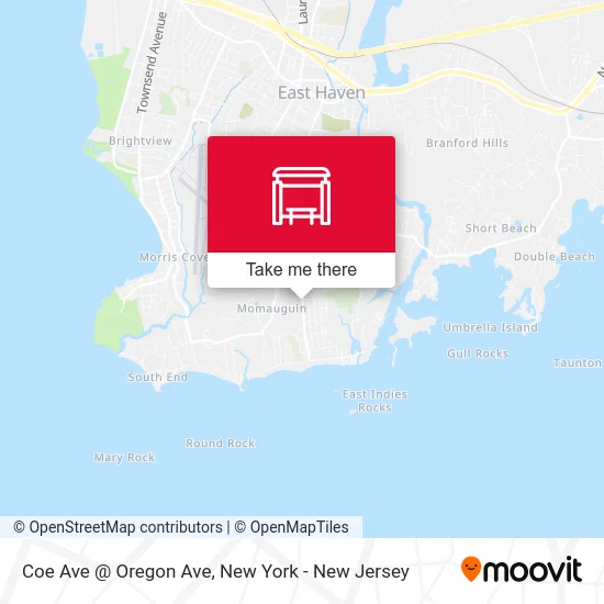 Coe Ave @ Oregon Ave map