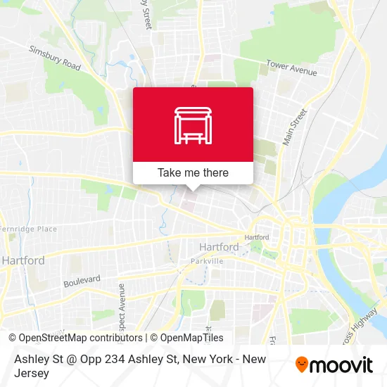 Ashley St @ Opp 234 Ashley St map