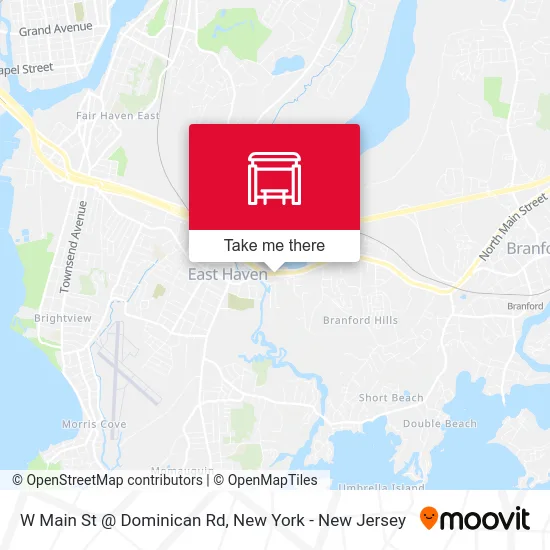 W Main St @ Dominican Rd map