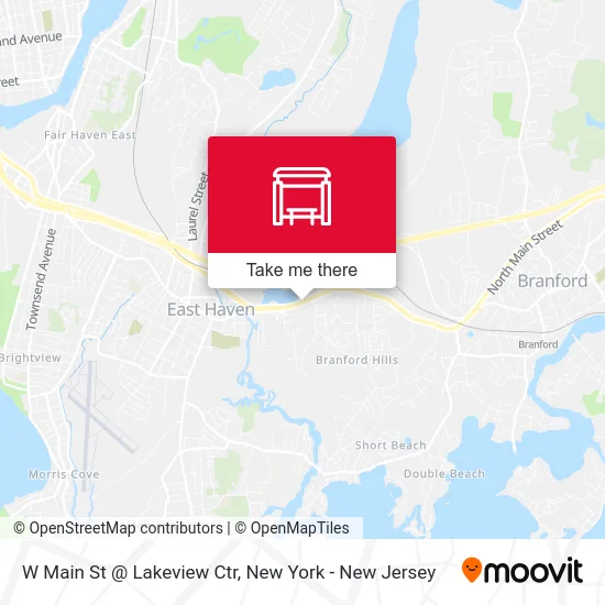 W Main St @ Lakeview Ctr map