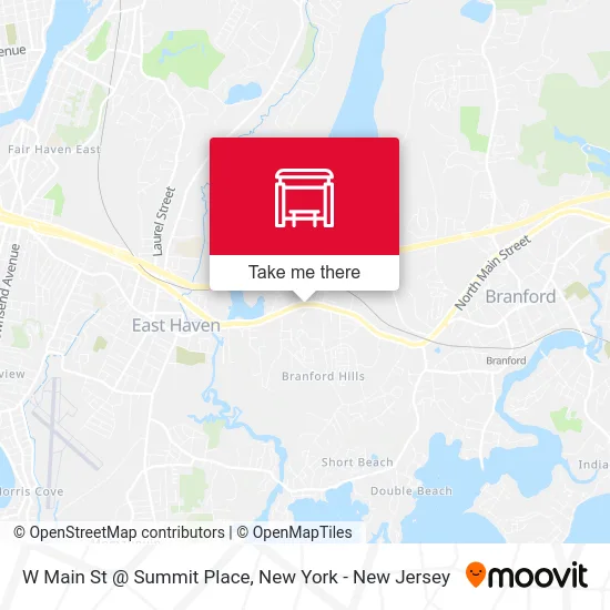 W Main St @ Summit Place map