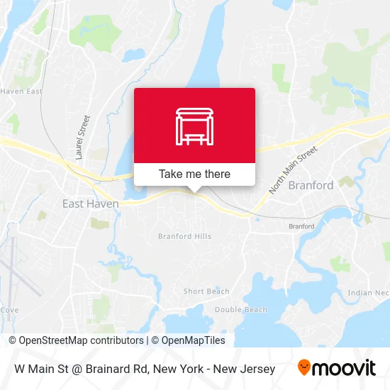 W Main St @ Brainard Rd map
