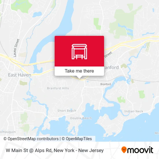 W Main St @ Alps Rd map