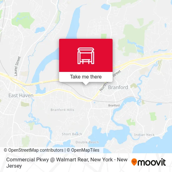 Commercial Pkwy @ Walmart Rear map