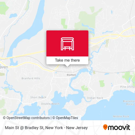 Main St @ Bradley St map