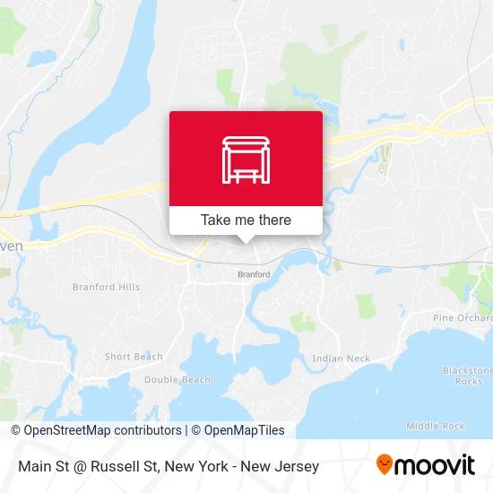 Main St @ Russell St map