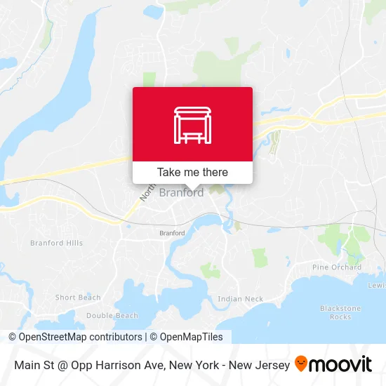 Main St @ Opp Harrison Ave map