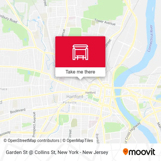 Garden St @ Collins St map
