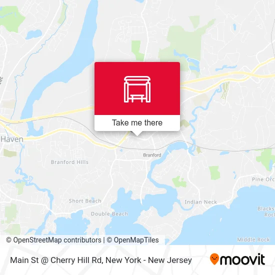 Main St @ Cherry Hill Rd map