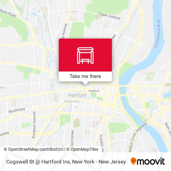 Mapa de Cogswell St @ Hartford Ins