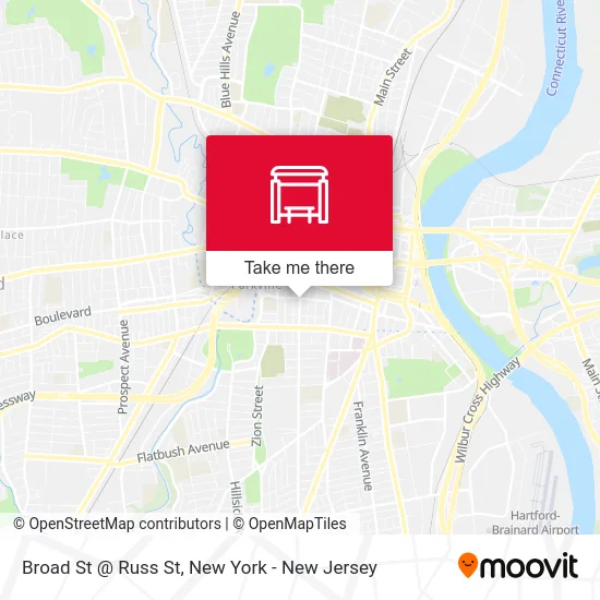 Broad St @ Russ St map