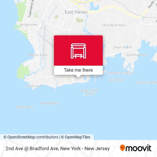 2nd Ave @ Bradford Ave map