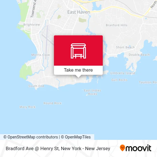 Bradford Ave @ Henry St map