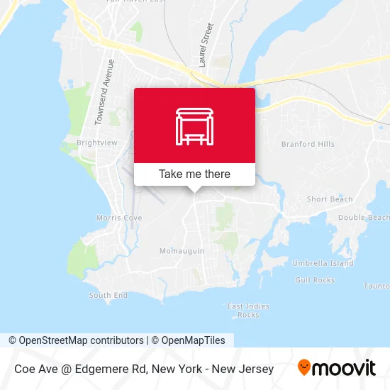 Coe Ave @ Edgemere Rd map