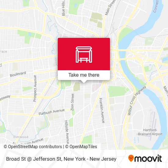 Broad St @ Jefferson St map