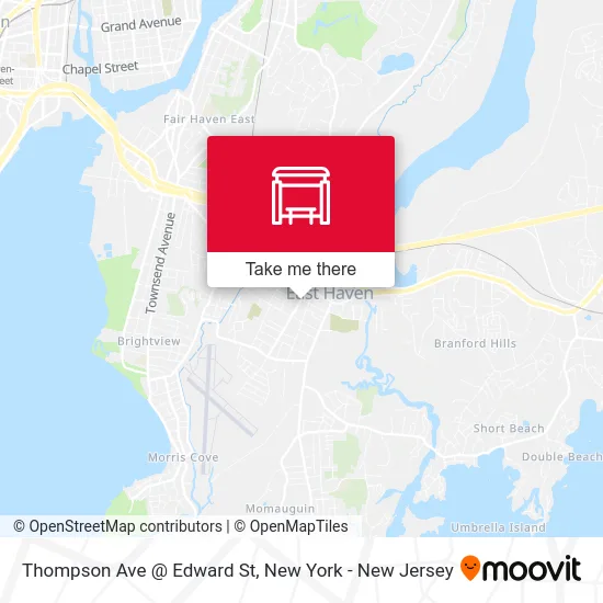Thompson Ave @ Edward St map