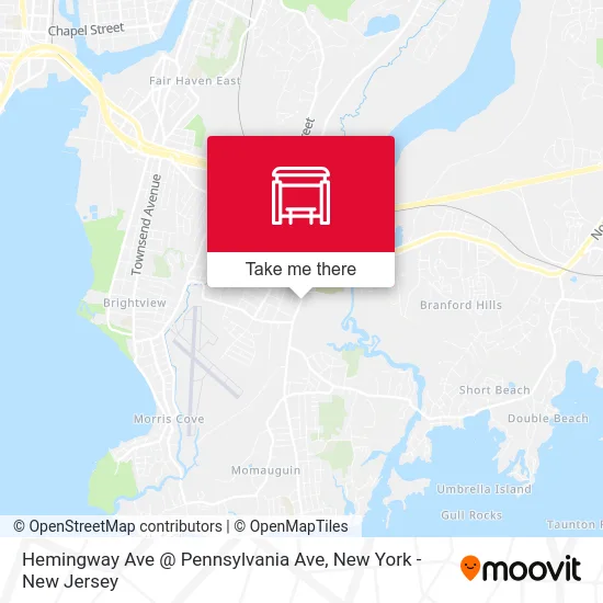 Hemingway Ave @ Pennsylvania Ave map