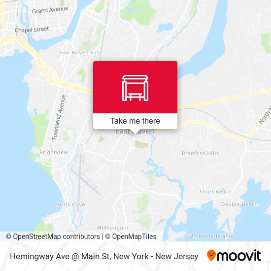 Hemingway Ave @ Main St map