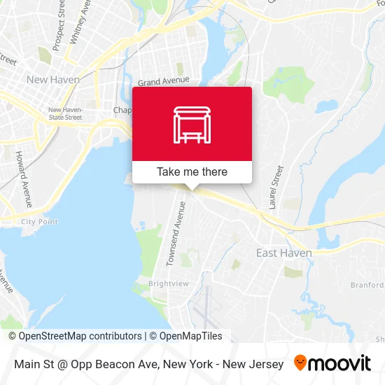 Main St @ Opp Beacon Ave map