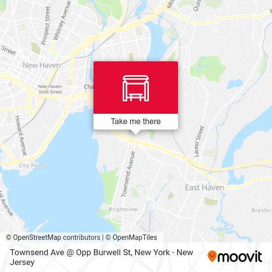 Townsend Ave @ Opp Burwell St map