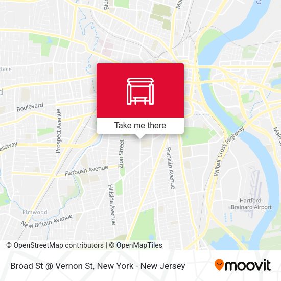 Mapa de Broad St @ Vernon St
