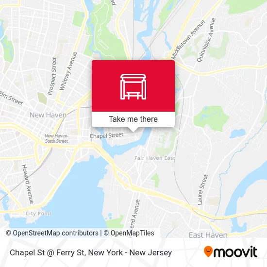 Chapel St @ Ferry St map