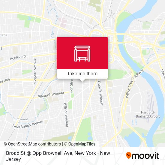 Mapa de Broad St @ Opp Brownell Ave