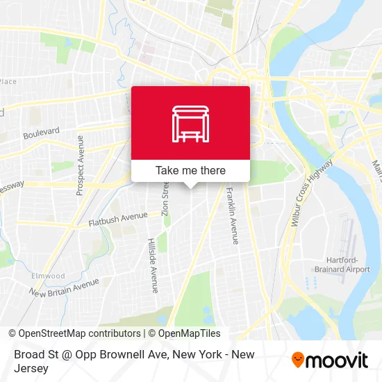 Broad St @ Opp Brownell Ave map