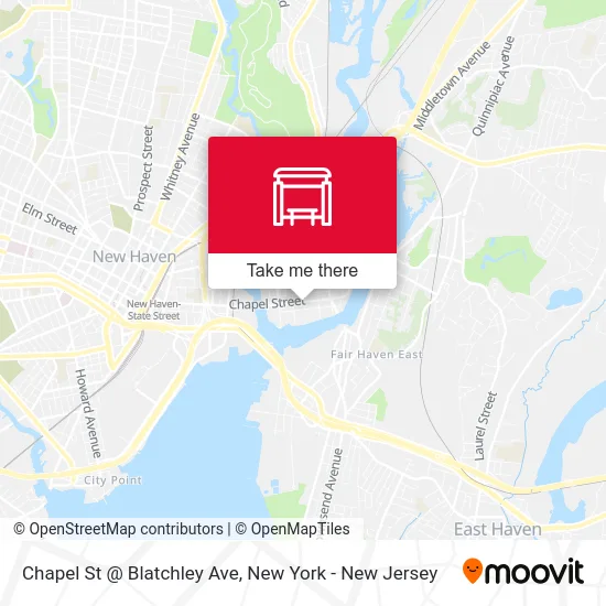 Chapel St @ Blatchley Ave map