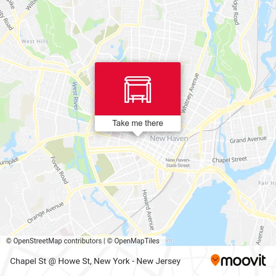 Chapel St @ Howe St map