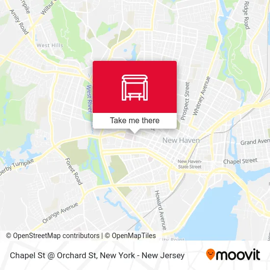 Chapel St @ Orchard St map