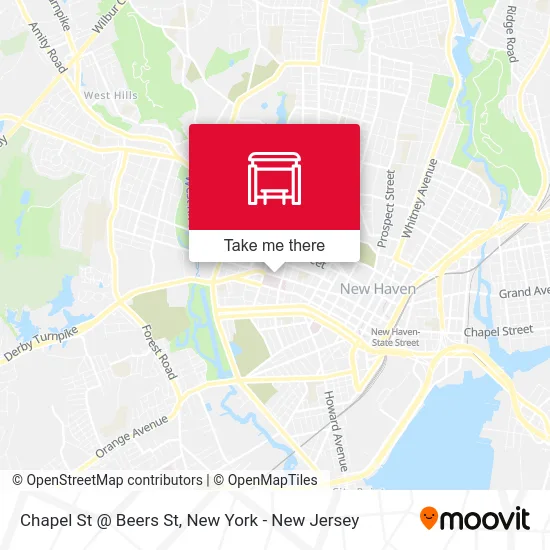 Chapel St @ Beers St map