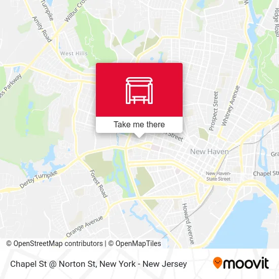 Chapel St @ Norton St map