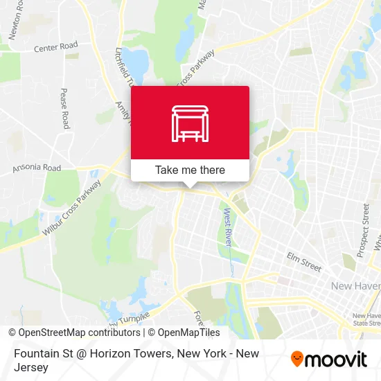 Fountain St @ Horizon Towers map