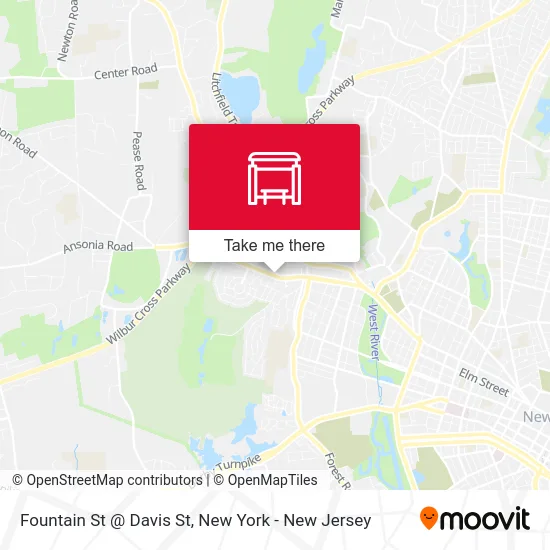 Fountain St @ Davis St map