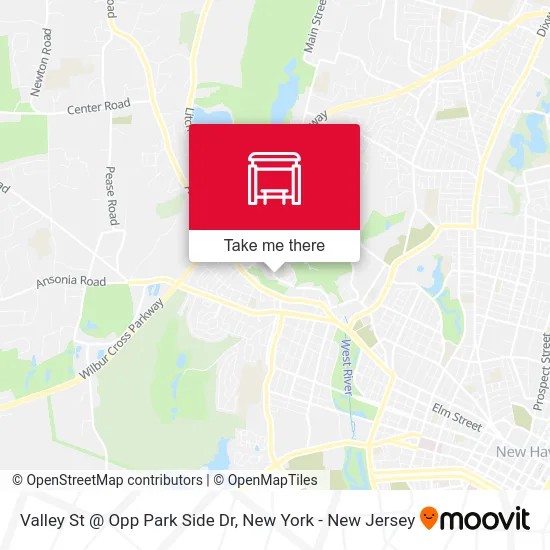 Valley St @ Opp Park Side Dr map