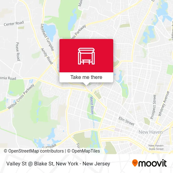 Valley St @ Blake St map