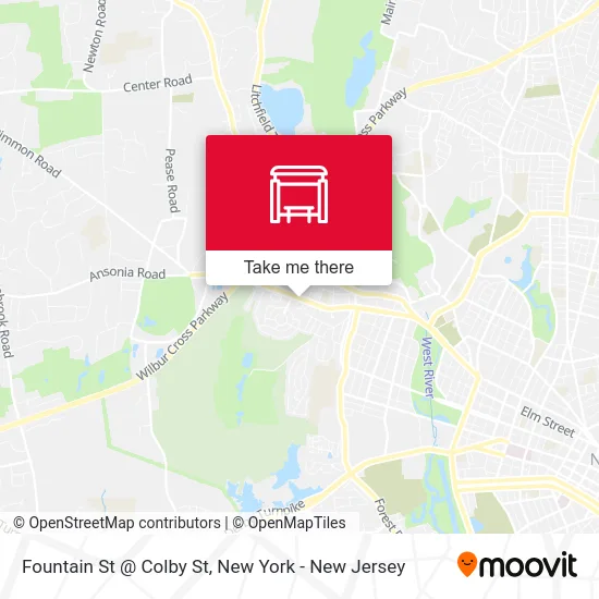 Fountain St @ Colby St map