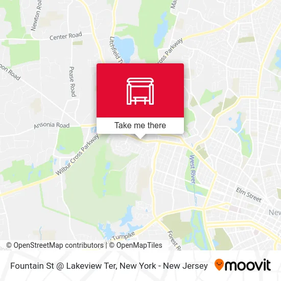 Fountain St @ Lakeview Ter map