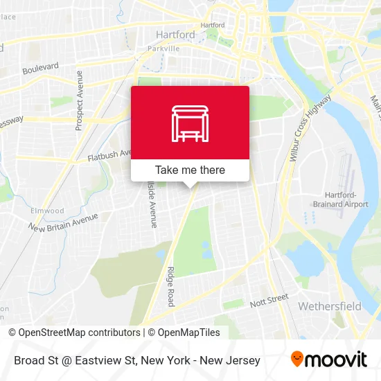 Broad St @ Eastview St map