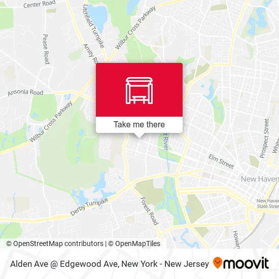 Mapa de Alden Ave @ Edgewood Ave