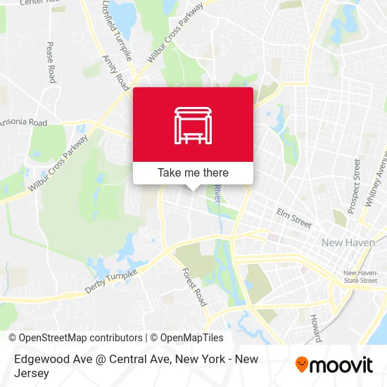 Edgewood Ave @ Central Ave map