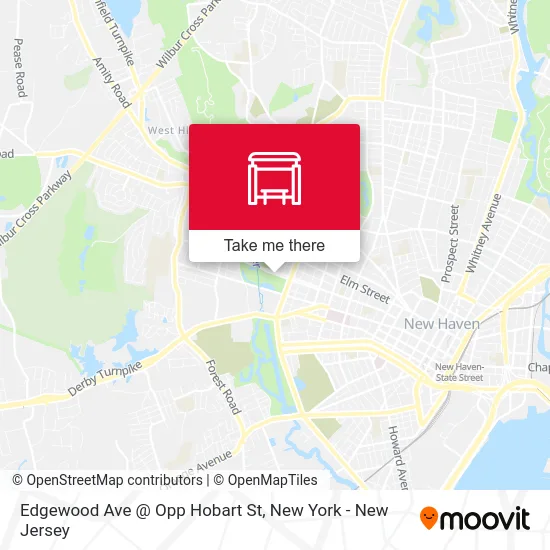 Edgewood Ave @ Opp Hobart St map