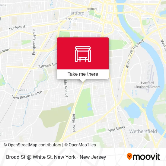 Broad St @ White St map